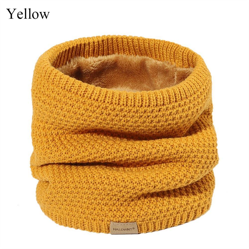 Сохраняющий тепло шарф-труба вязаный лыжный шарф повседневная маска для лица для улицы