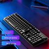 Семицветная светящаяся проводная USB-игровая клавиатура G100
