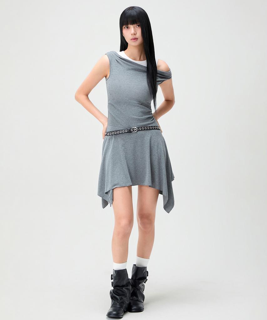 MIXXO Многослойное трикотажное платье_Miwomg609G