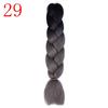 Ombre Braiding Hair Extensions 24inch 115g Synthetic Jumbo Braids Hair Fiber Pink Purple Blue Green