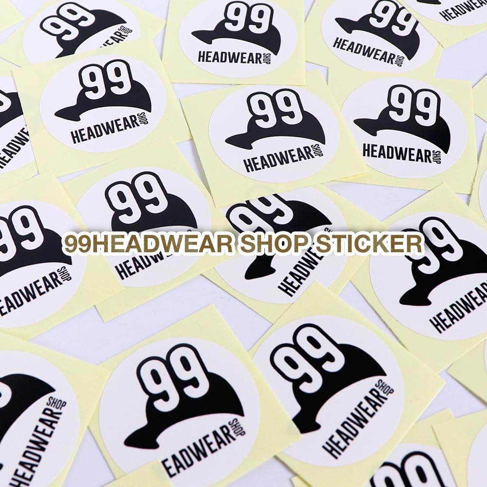 New Era 9FIFTY Mesh Solid with 99HeadwearShop Standard Men's Cap, Color, Sticker, Fit, Black, [Used]