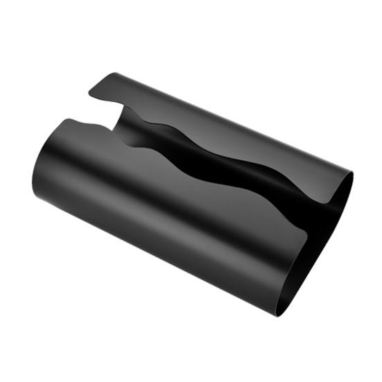 Stainless Steel Tissue Box, with Irregular Wavy Grooves Design, Smooth Paper Extraction Waterproof Tissue Holder for Kitchen