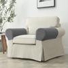 Sofa Armrest Covers Stretch Set Chair Sofa Seat Cushion Arm Protectors Armchair Covers Solid Couch Cover Removable