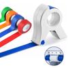 Masking Tape Dispenser, Easy To Grip Rounded Handles, Sharp Serrated Cutting, Labor Saving Pulley, Saves Time and Frustration On Your Painting Project