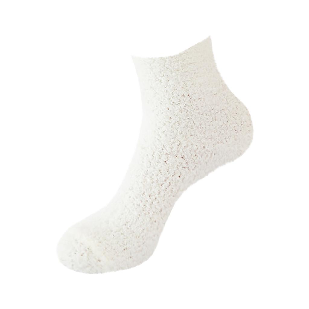 (Projector)Women Fuzzy Cozy Slipper Socks Warm Soft Winter Plush Home Sleeping Socks