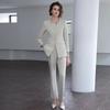 Autumn Apricot Suit Set: Socialite Chic, National Style for Professional Commuting and Formal Workwear