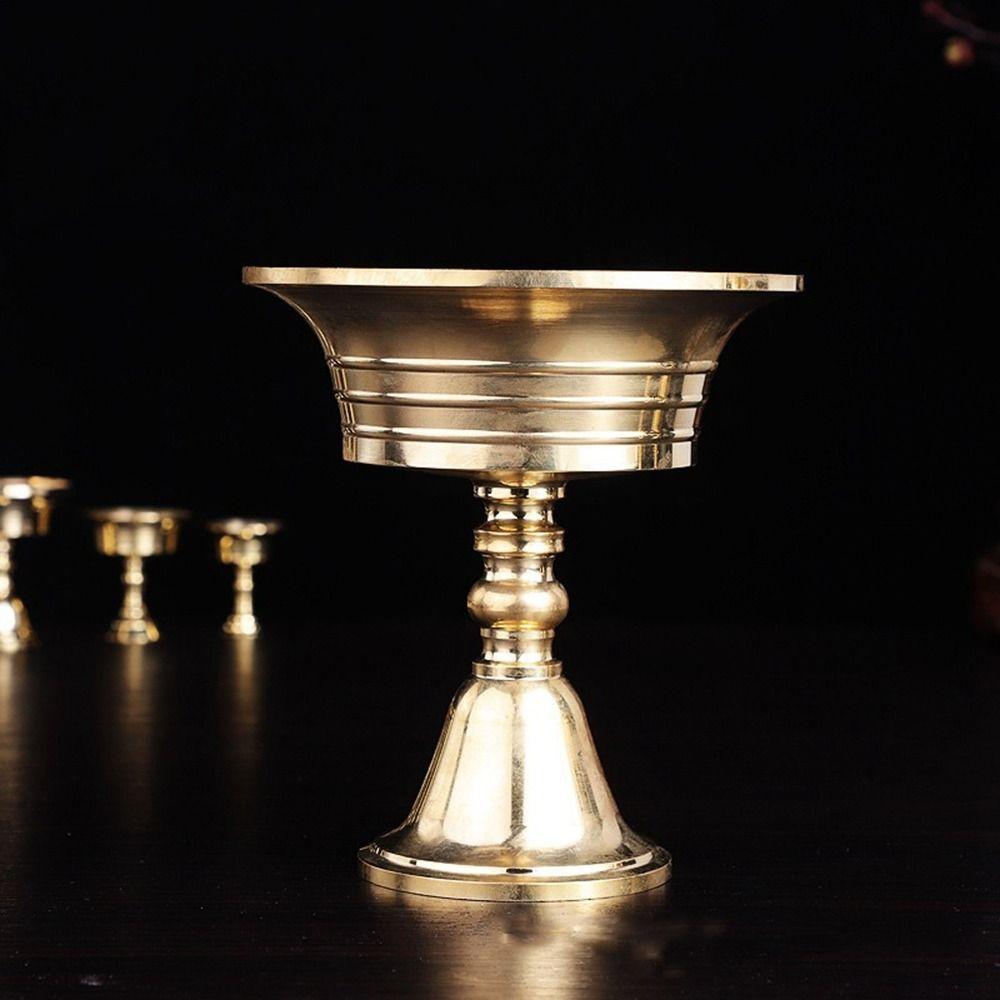 Масляная чаша Буддийские храмовые украшения Лампа Чанмин Подсвечник Подставка для свечей Подсвечник Подставка для лампы