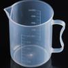 Transparent Durable Plastic Reusable Measuring Jug Measuring Cylinder With Handle Measuring Cup