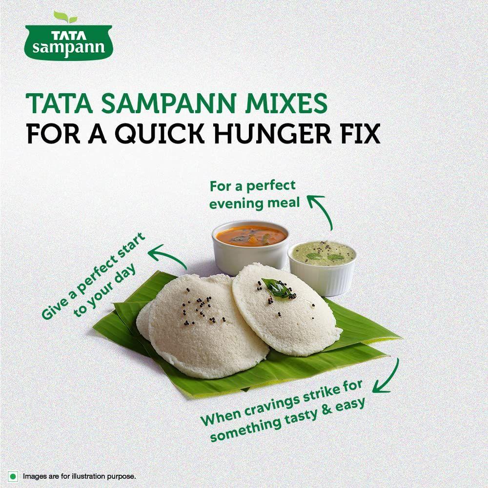 Tata Sampann Fiber Rich Idli Mix | Готовая смесь для завтрака | Готово за 15 минут | Мягкий, пушистый и вкусный идлис | Идли Баттер | 500 г