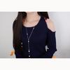 Fashion Elegant Necklace Accessories Female Pearl Sweater Chain Long Versatile Autumn and Winter Items of Jewelry