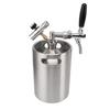 Мини-пивной бочонок Growler 5L из нержавеющей стали портативный домашний дозатор под давлением с 60PSI