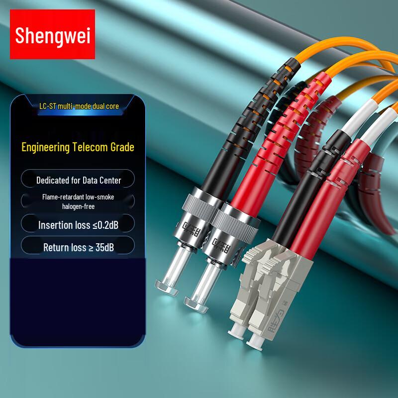 Многомодовый дуплексный оптоволоконный патч-корд Shengwei