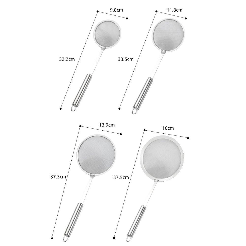 Percolator Oil Pot Filter Mesh Stainless Steel Soup Skimmer Spoon New Fried Food Net Strainer