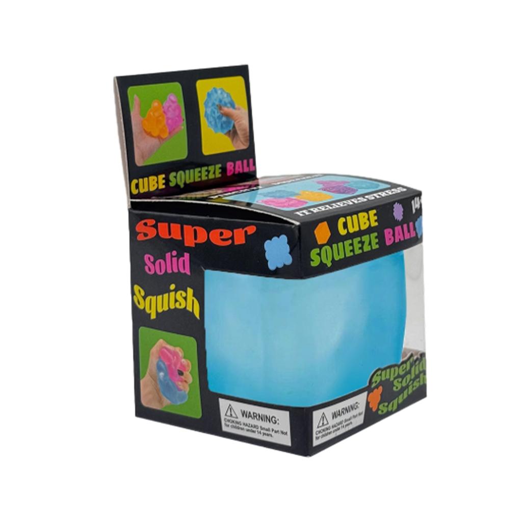Schylling Needoh Nice Cube Сенсорный кубик-антистресс Для снятия стресса и тревоги Сенсорный инструмент Для концентрации Внимание СДВГ И успокоения Офисный гаджет на стол