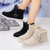 Winter Warm Chelsea Snow Boots Women New Casual Short Plush Women Ankle Boots Gladiator Flat Comfortable Sport Shoes for Women