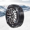 Car Snow Chain Durable Thickened Oxford Car Supplies Car Tire Anti-skid Chains Anti-skid Lightweight Black Car Accessories