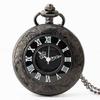 Flip With Necklace Vintage Pocket Fob Watches Steampunk Pocket Watch