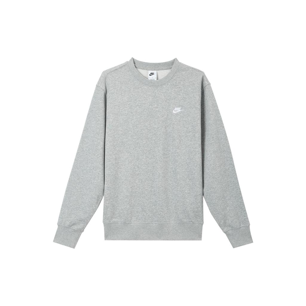 Nike Клубная толстовка мужская приглушенного темно-серого/белого цвета FN3889-063