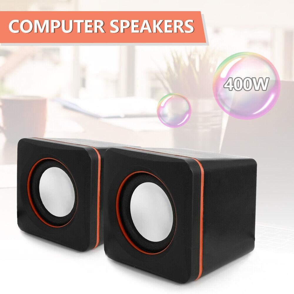 Anti-slip design Wired Computer Speaker Stereo Sound Bar Notebook Desktop Computer supplies