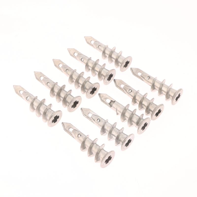 10 шт. Саморезный анкер из цинкового сплава 13*41 мм анкер для гипсокартона анкер для полой стены