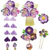 Hair Coming of Age Tsumami Hair Graduation Artificial Flower Entrance Luxury Cute Japanese Purple [Baramoly] Ornament, Ceremony, Work, Ornament,