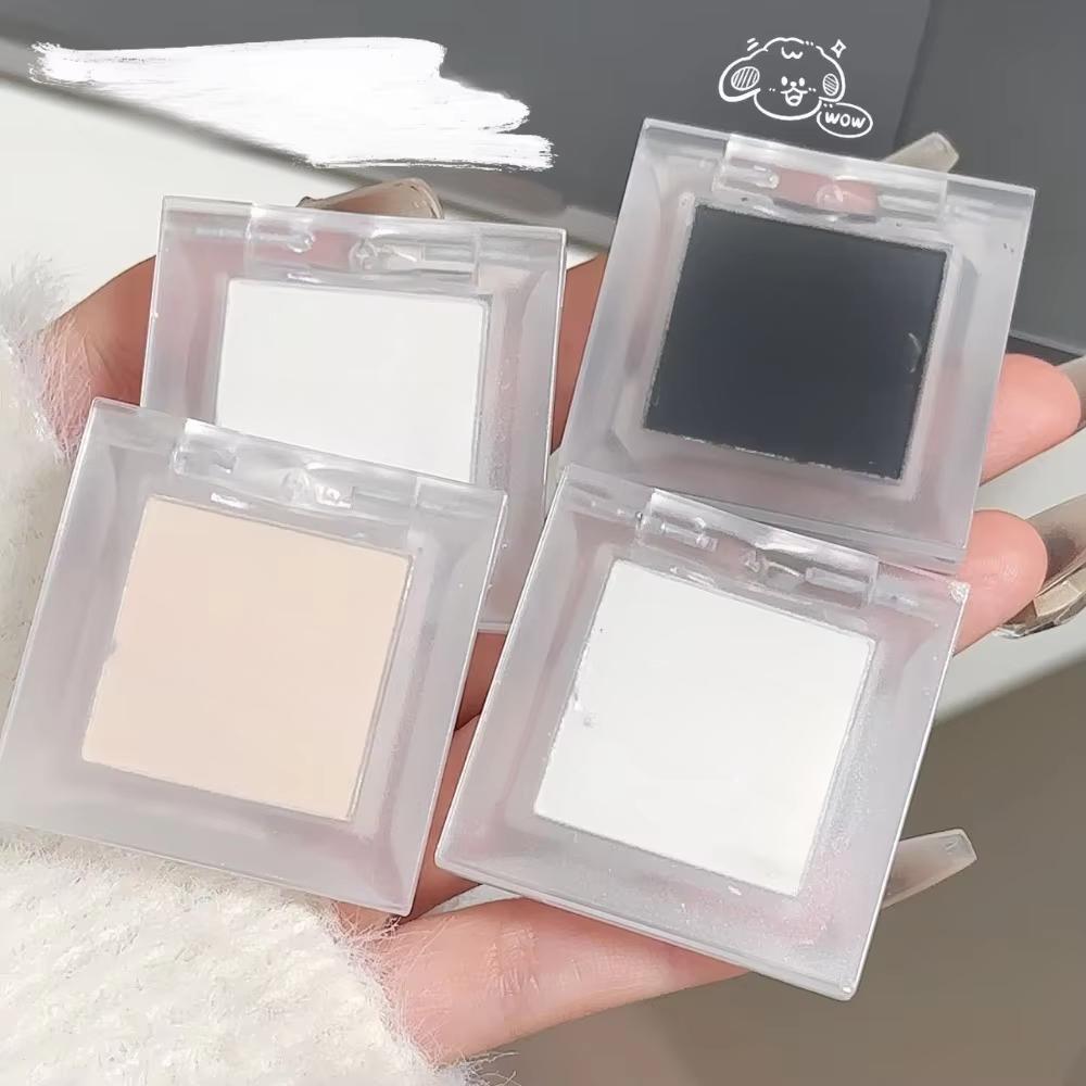 Монохромные матовые хайлайтеры Палетка теней для век в стиле смоки Пудра нежная и стойкая Естественно осветляющие Дофаминовые тени 1 шт.