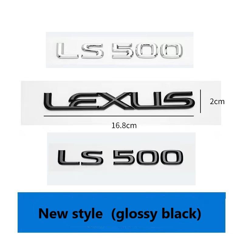 Front or Side or Rear Trunk Badge ABS Sticker For Lexus F SPORT LS LS350 LS400 LS460 LS460L LS500 LS500h LS600hL badge stickers