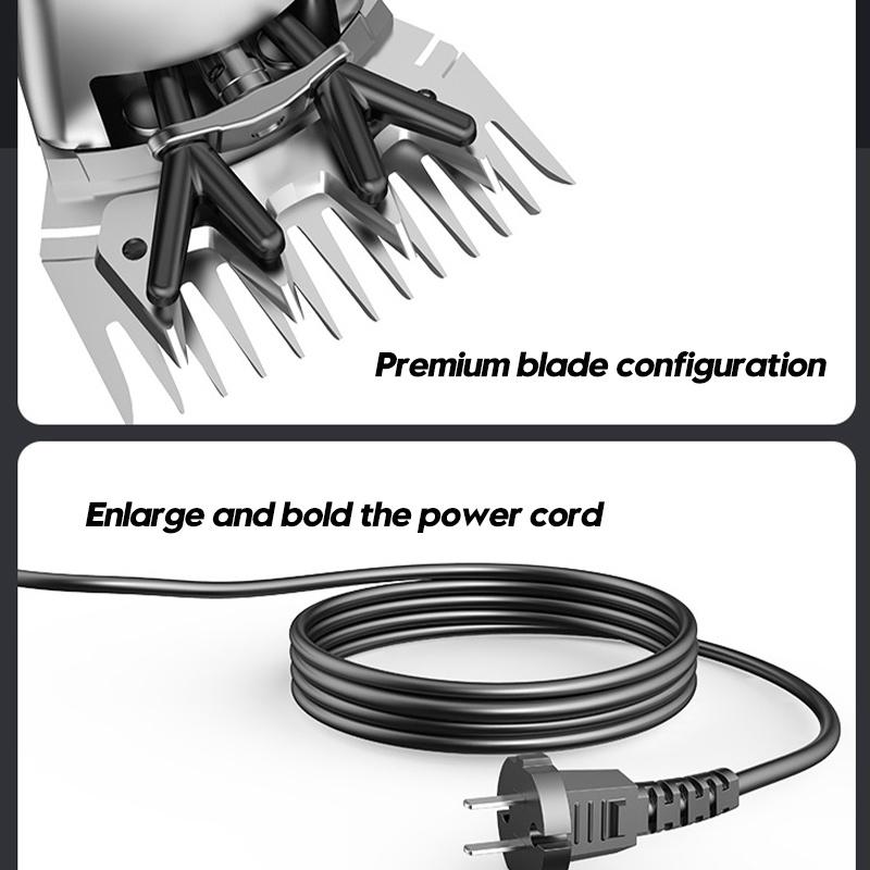 2000W 6 Speed Electric Wool Shears Goat Sheep Pet Hair Clipper Shaver Animal Trimmer Shearing Supplies Farm Cutting 220V