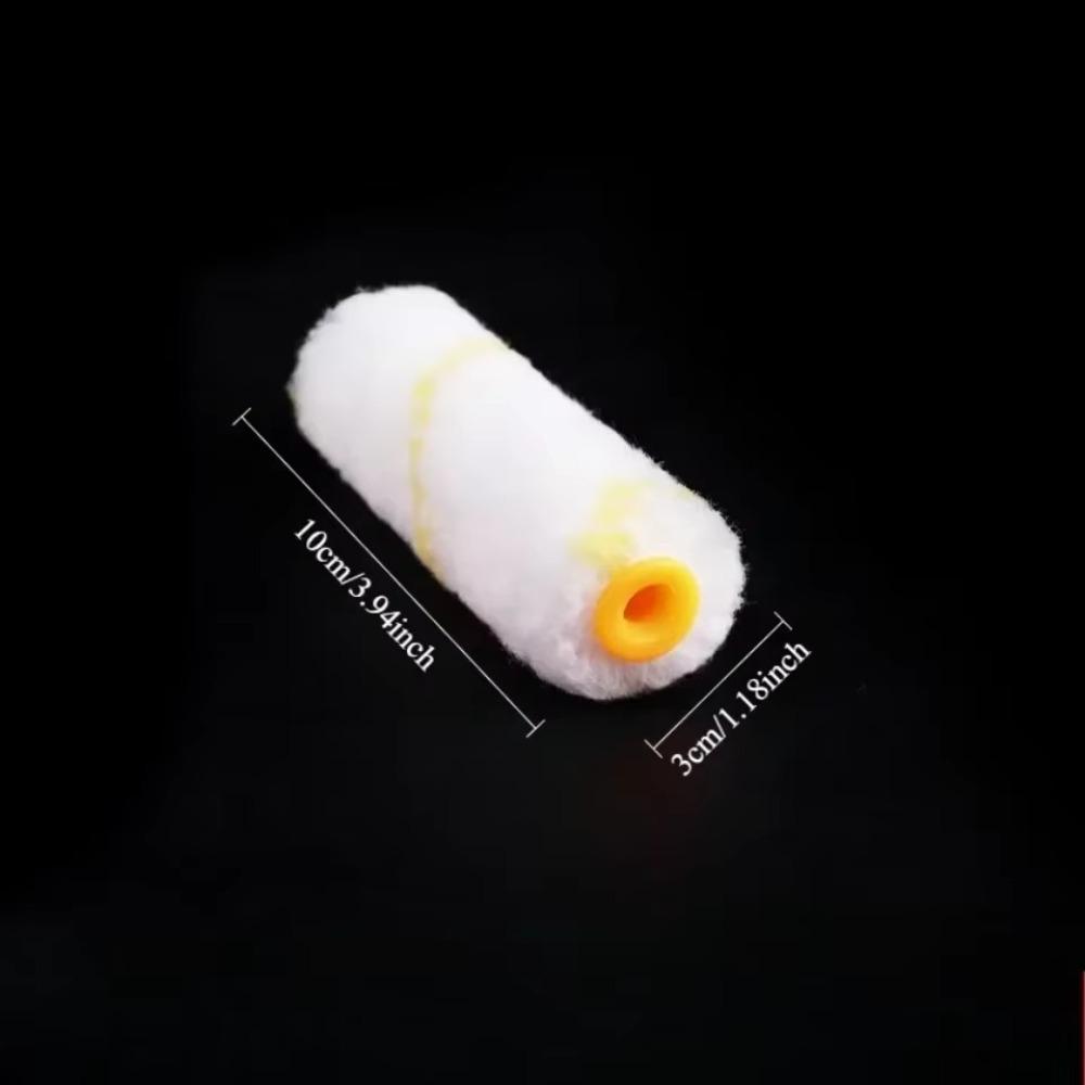 11pcs/set Mini Thumb Roller Core Paint Roller Kit Sponge Paint Roller  Replacement Parts