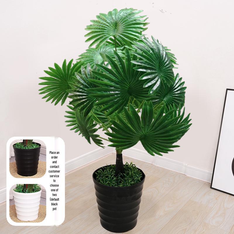 Большая искусственная пальма «Рыбий хвост» напольная | Комнатная искусственная зелень для декора гостиной