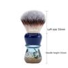 YAQI Atlantis 24mm Synthetic Hair Mens Shaving Brush and Shaving Soap Set