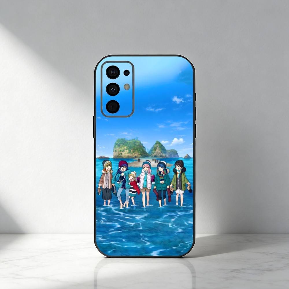 L-Laid-Back C-Camp  Phone Case For Samsung S25,S24,S21,S22,S23,S30,Ultra,S20,Plus,Fe,Note,5G Black Cover