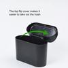 Universal Press Design Easily Install Car Trash Bin Dust Case Storage Box Black Pressing Trash Can for Car