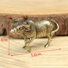 Antique Miniature Animal Ornaments Figurines Vintage Brass Mini Animals Statue Desk Ornaments Home Feng Shui Decor Crafts