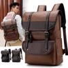 New Backpack Men Luxury Fashion Men's S School Bag Soft Leather Large-capacity Travel Bags