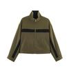 ZA Womens 2026 Fall Fashion Jacket 7 Colors Contrast Stand Collar Zip Slim Fit Casual Outerwear