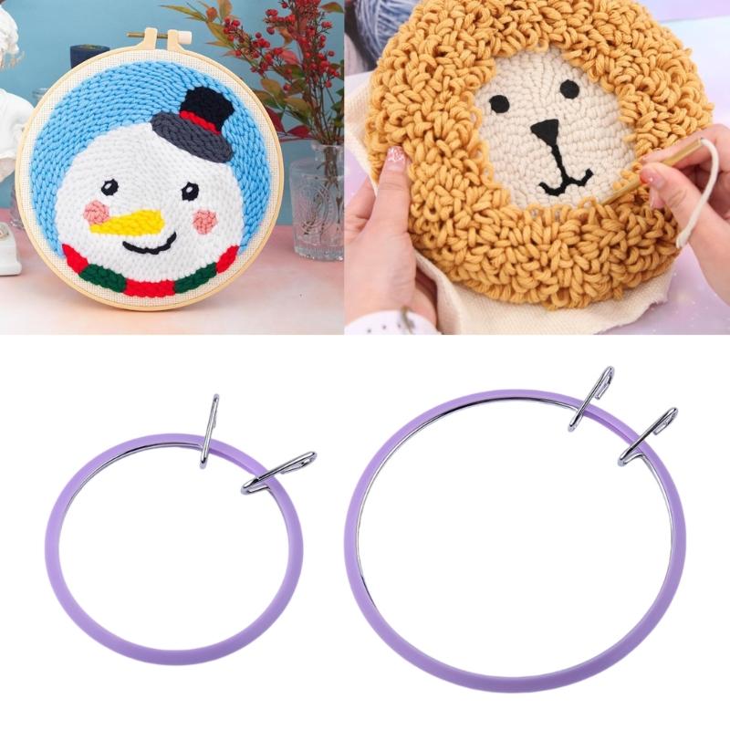 Металлические пяльцы для вышивания, регулируемая рама для вышивания крестом, принадлежности для рукоделия для любителей