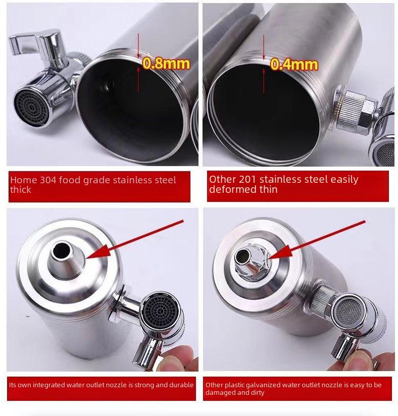 Ультрафильтрационный очиститель воды из нержавеющей стали 304 для кухонного крана