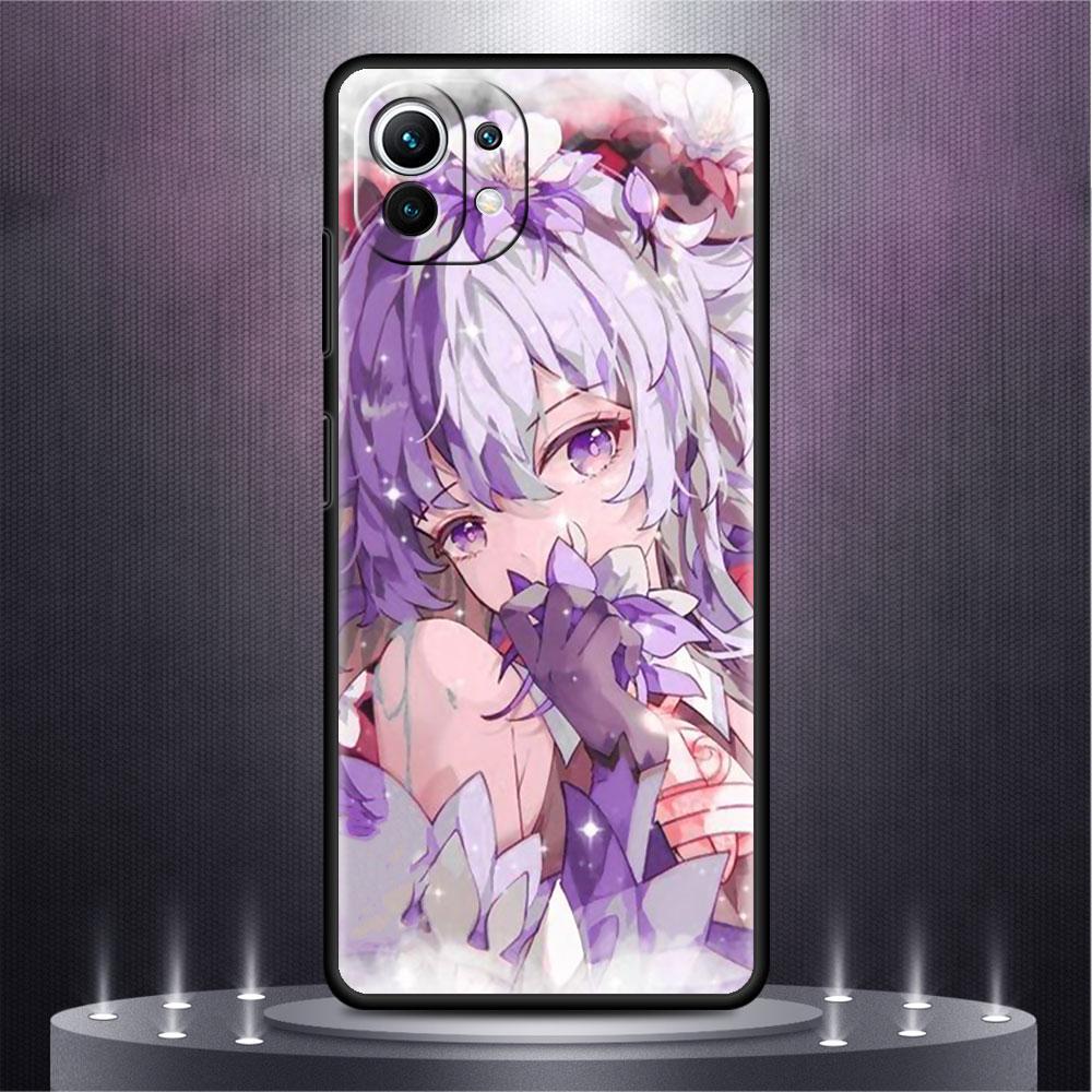 Чехол для Xiaomi Mi Poco X3 X4 NFC M3 Mi 11 11T 10 T 9T 12 9 10T Lite, силиконовый чехол на заднюю панель телефона Genshin Impact Raiden Shogun Baal