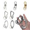 Keychain Hook Durable Spring Movement Handmade Knotted Pendant Handcrafted Rotating Rope Hook Keyring Accessory