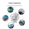 2m Spur Gear/Cylindrical Gear, 58-81 Teeth, 45 Steel - Complete Mechanical Transmission Gear Set