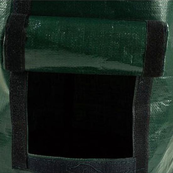 Garden Compost Bag Large Capacity Tear-Resistant Plastic Fertilizer Waste Sacks Speed Up Fermentation Easy Install Eco-Friendly Waterproof Yard