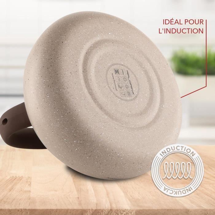 Bouilloire - FLORINA - Lava - Inox - 2,5 L - Beige