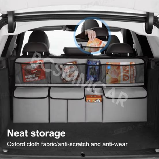 Car Trunk Organizer Storage Box Seat Back Hanging Bag Auto Interior Accessories