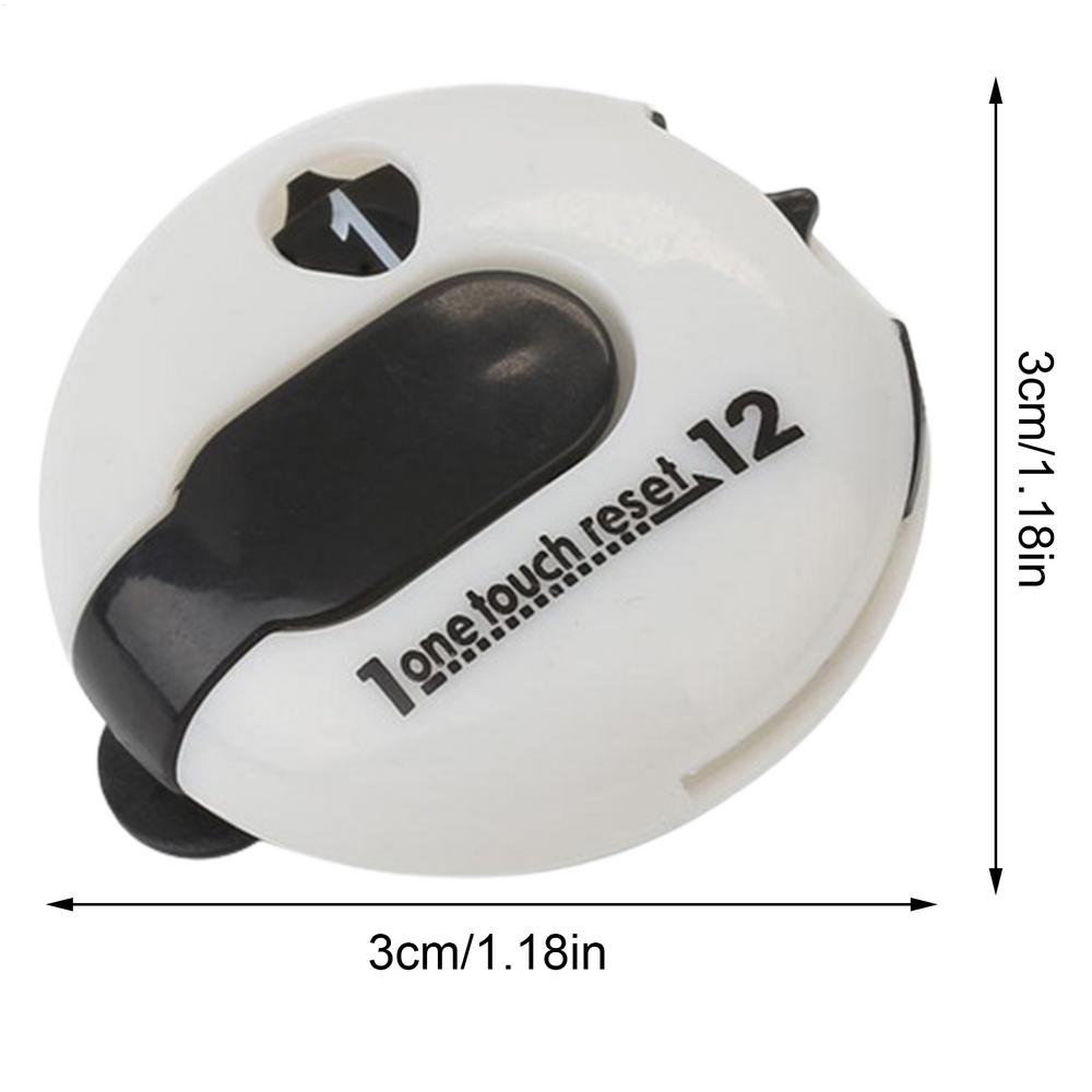 Golf Strike Counter Portable Golf Score Trackers Accurate Scorekeeper Support Attachment for Watches Gloves Clothes Bags Hat