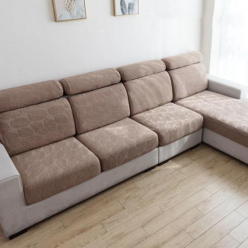 Jacquard Plaid Sofa Cover For Living Room Stretch Adjustable Sofas Cushion Cover Elastic Modular Sofa Seat Covers For Home Hotel