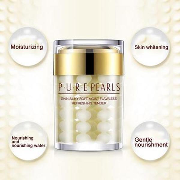 Bioaqua Жемчужный увлажняющий крем для лица, эссенционный крем с гиалуроновой кислотой, гладкая кожа, против морщин, уход за кожей