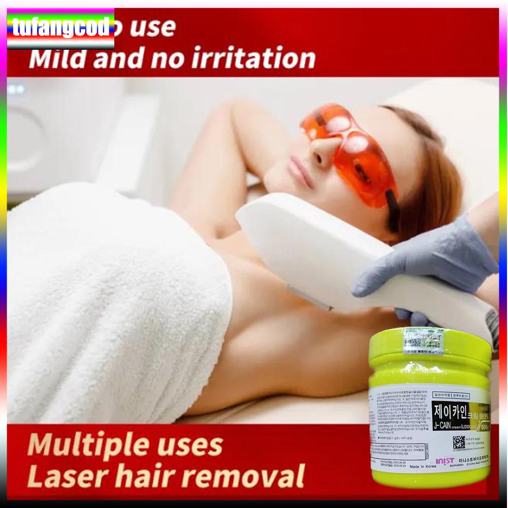 Tufangcod 500 г анестетик для татуировки, быстро вызывающий онемение кожи, 59,9% желтый крем, полуперманентный