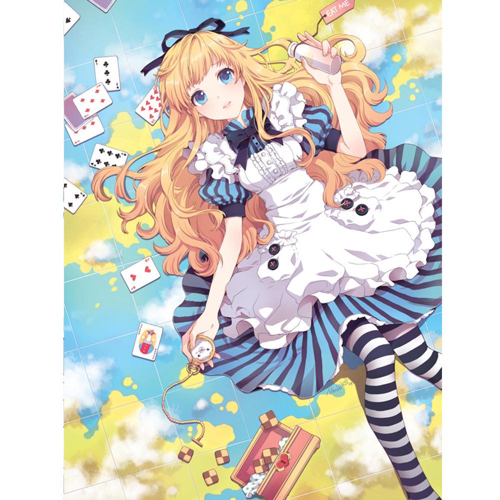 5d Алмазная картина Полный дрель Девушка Декор для дома Цветочная мозаика Изображение Стразы Подарок ручной работы