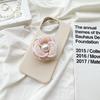Надувная подставка для мобильного телефона, Жемчужная ткань, Камелия, Маленькие свежие цветы, Простая и портативная для любителей сериалов